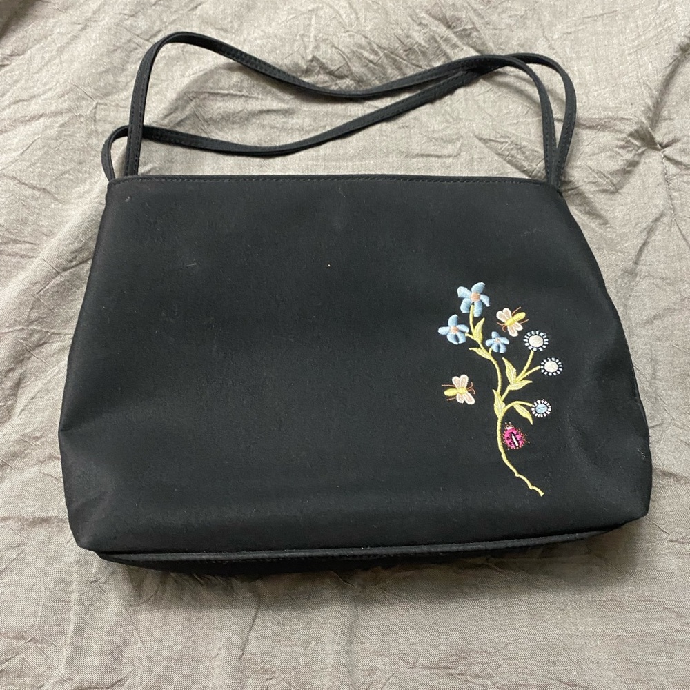 Purse with flowers